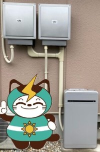 阿久比町の施工実績｜長州産業の蓄電池（CB-P65M05A）を設置しました